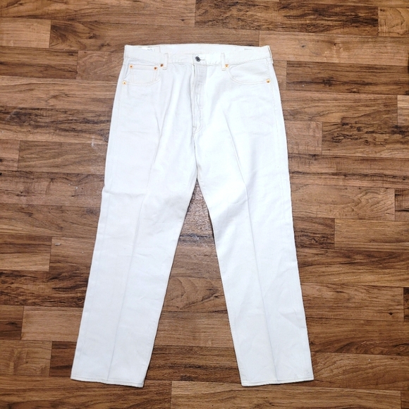 Levi’s 501 White Oak Cone Denim Sz 40x32 - Picture 3 of 8